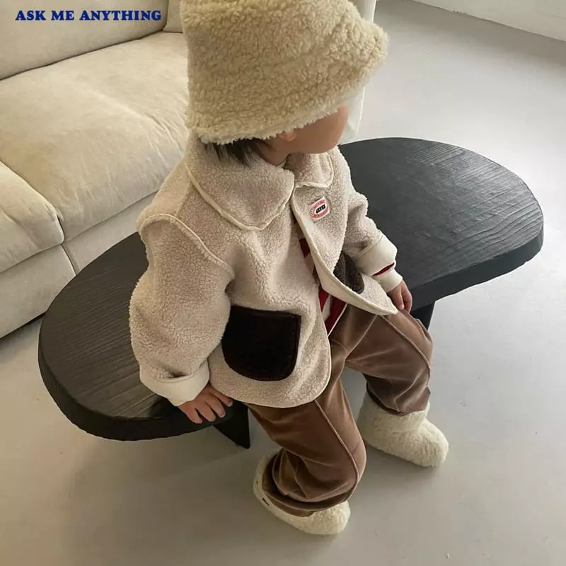 Ask Me Anything - Korean Children Fashion - #designkidswear - Teddy Jacket - 2
