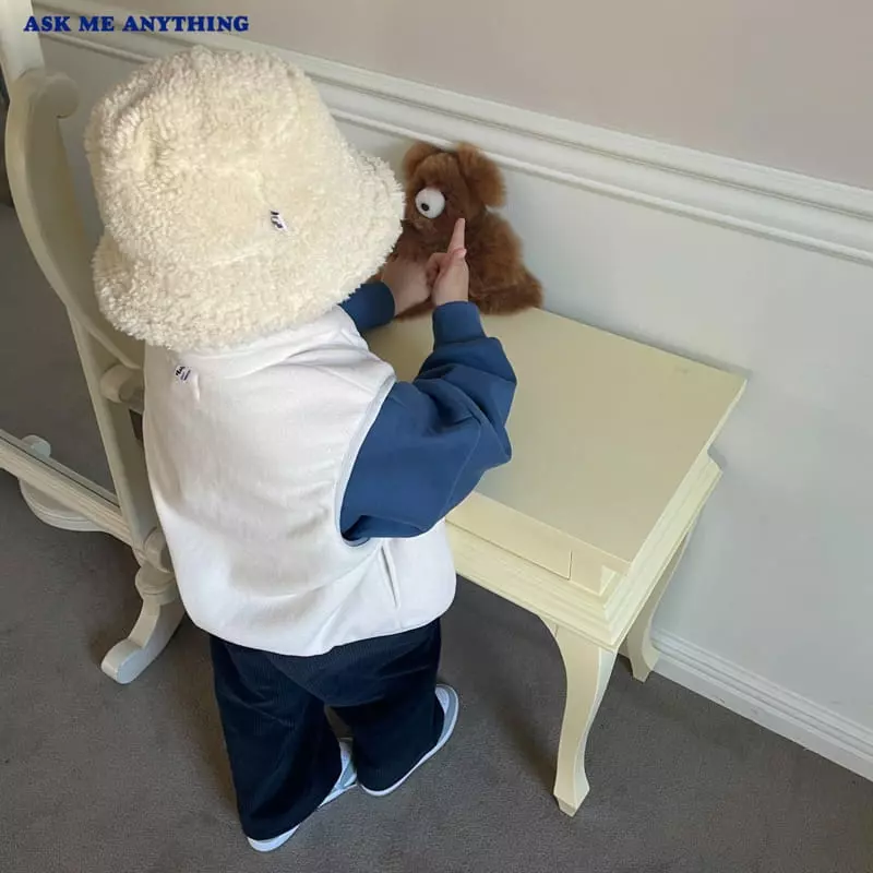 Ask Me Anything - Korean Children Fashion - #designkidswear - Merry Fleece Vest - 4
