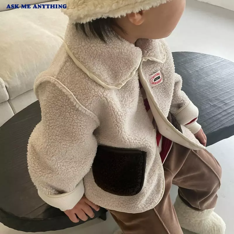 Ask Me Anything - Korean Children Fashion - #discoveringself - Teddy Jacket - 3