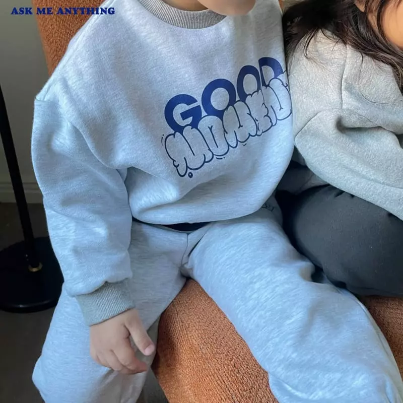 Ask Me Anything - Korean Children Fashion - #fashionkids - Cloud Sweatshirt - 7