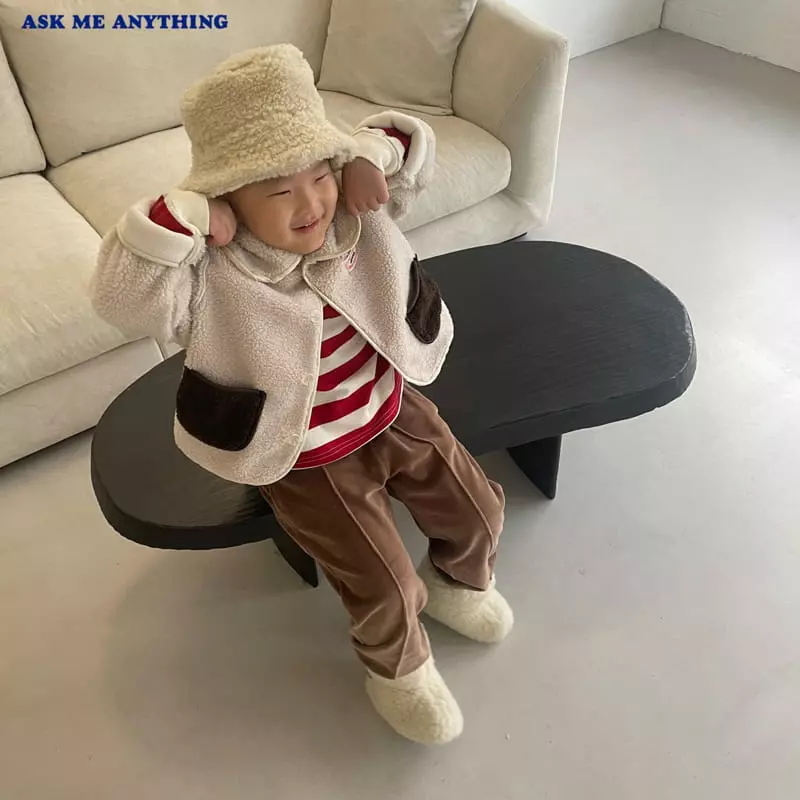 Ask Me Anything - Korean Children Fashion - #discoveringself - Teddy Jacket - 4