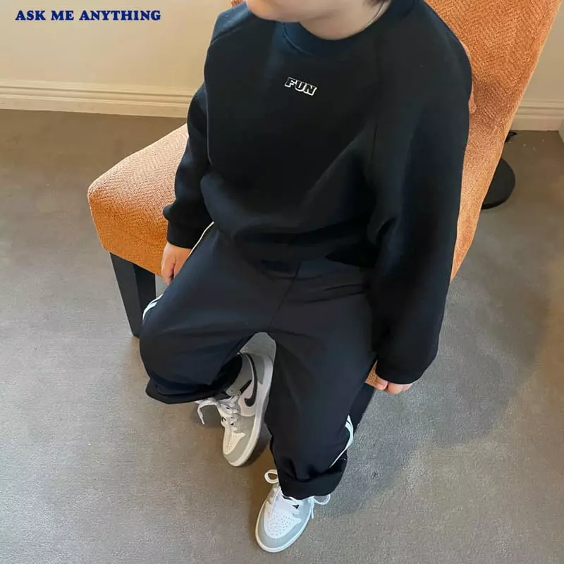 Ask Me Anything - Korean Children Fashion - #kidzfashiontrend - Fun weatshirt - 9