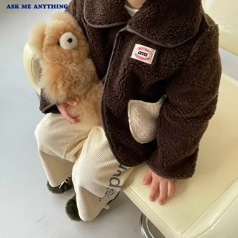 Ask Me Anything - Korean Children Fashion - #littlefashionista - Teddy Jacket - 9