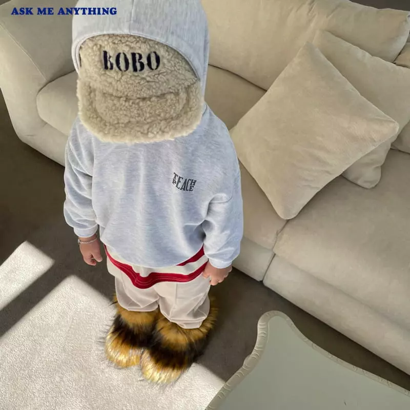 Ask Me Anything - Korean Children Fashion - #minifashionista - Pess Sweatshirt - 2