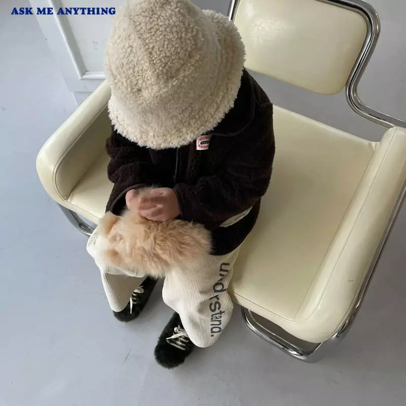 Ask Me Anything - Korean Children Fashion - #prettylittlegirls - Teddy Jacket - 12