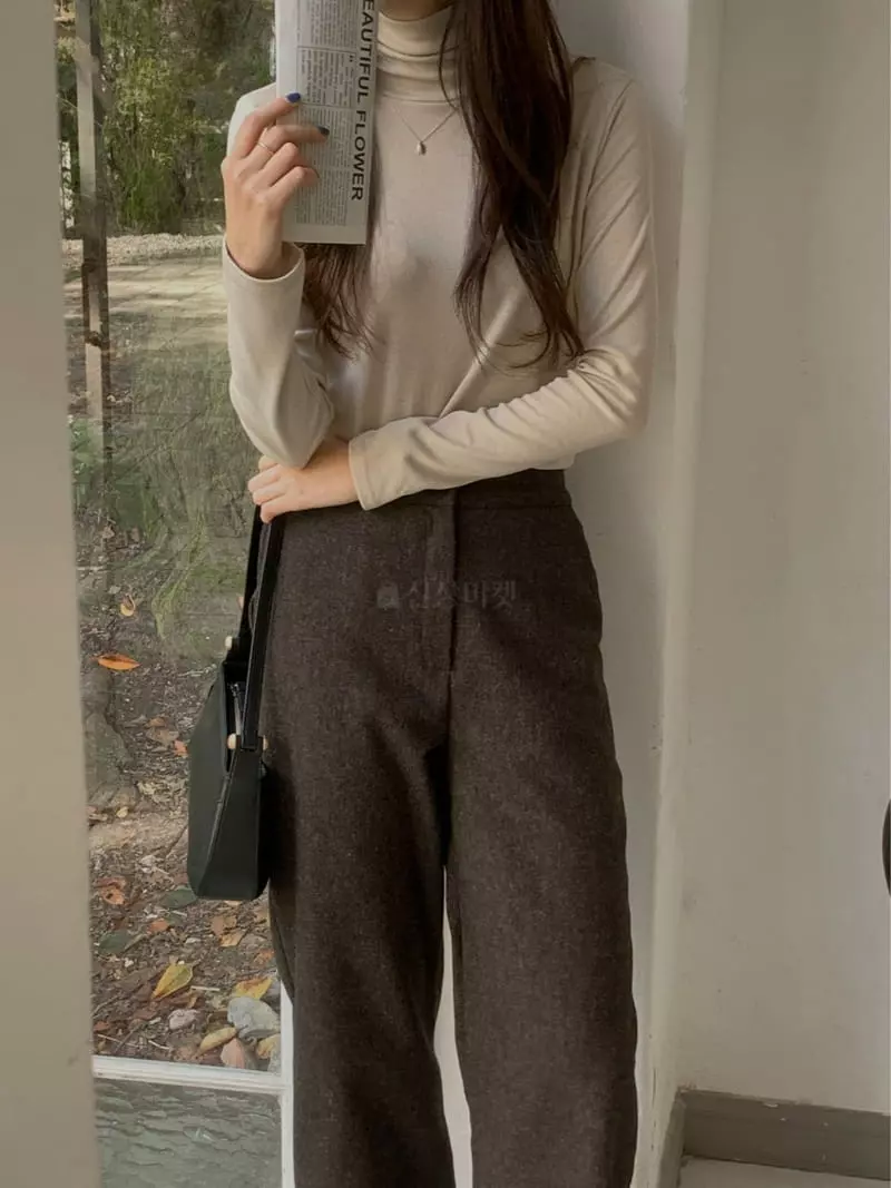 Atthismoment - Korean Women Fashion - #momslook - Heat Tee - 5