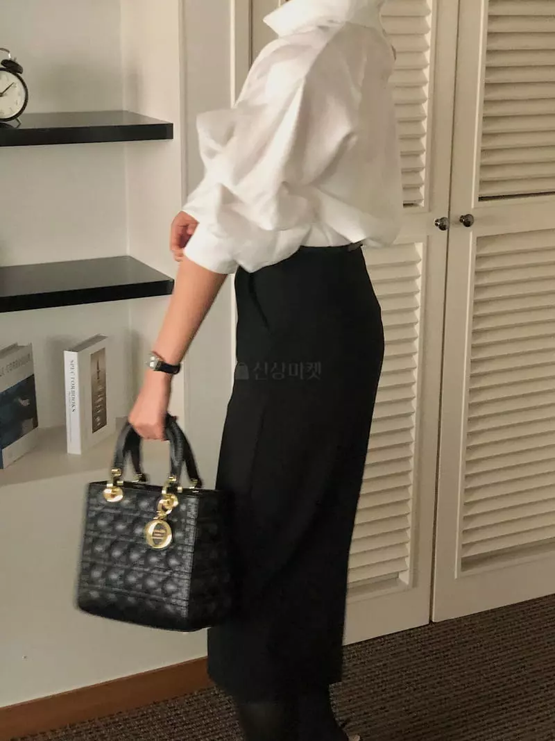 Atthismoment - Korean Women Fashion - #momslook - High Neck Blouse - 10