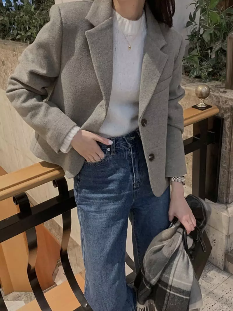 Atthismoment - Korean Women Fashion - #womensfashion - Two Button Jacket - 4