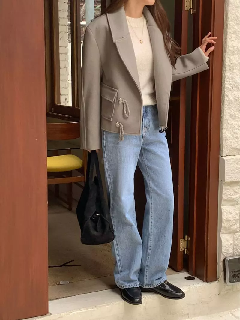 Atthismoment - Korean Women Fashion - #momslook - Canu Woll Jacket - 10