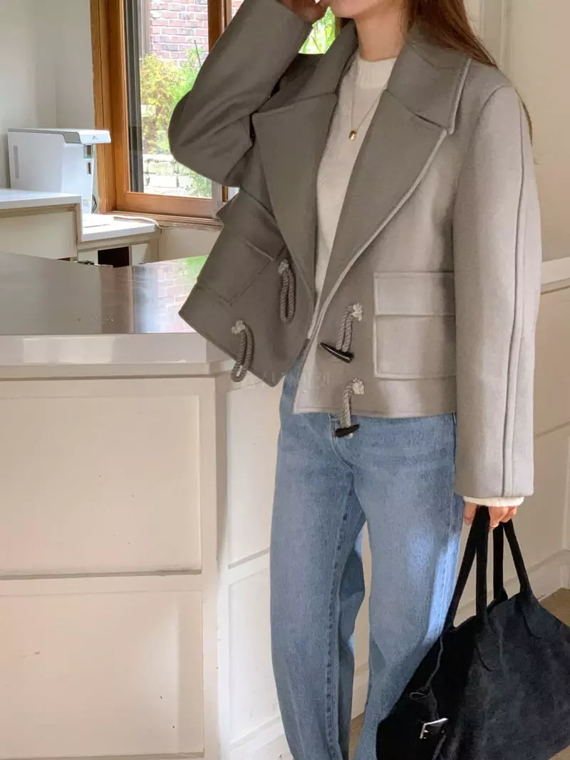 Atthismoment - Korean Women Fashion - #momslook - Canu Woll Jacket - 12