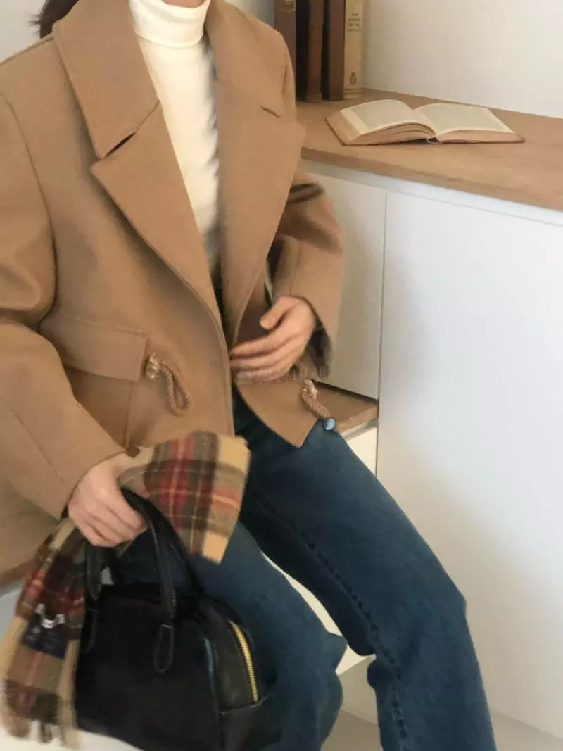 Atthismoment - Korean Women Fashion - #momslook - Canu Woll Jacket - 2