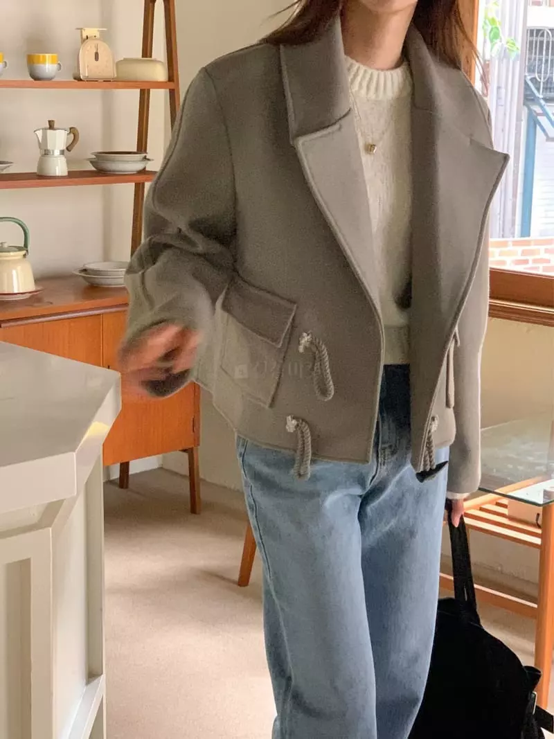 Atthismoment - Korean Women Fashion - #momslook - Canu Woll Jacket - 8