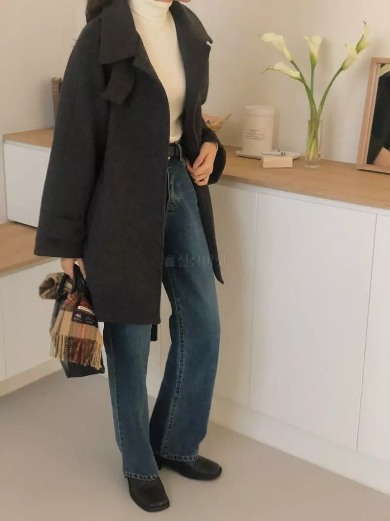 Atthismoment - Korean Women Fashion - #momslook - Half Coat - 12