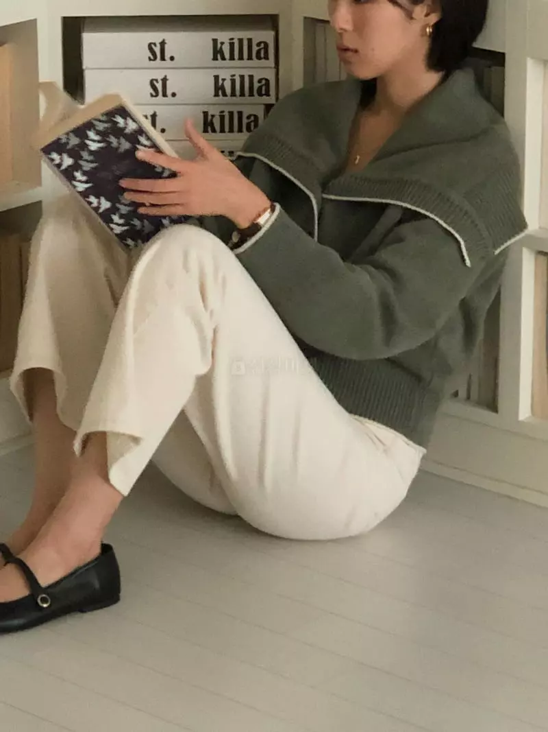 Atthismoment - Korean Women Fashion - #momslook - Sera Knit Tee - 11