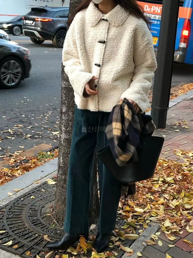Atthismoment - Korean Women Fashion - #momslook - Bear Jacket - 5