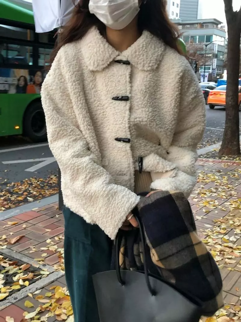 Atthismoment - Korean Women Fashion - #momslook - Bear Jacket - 6