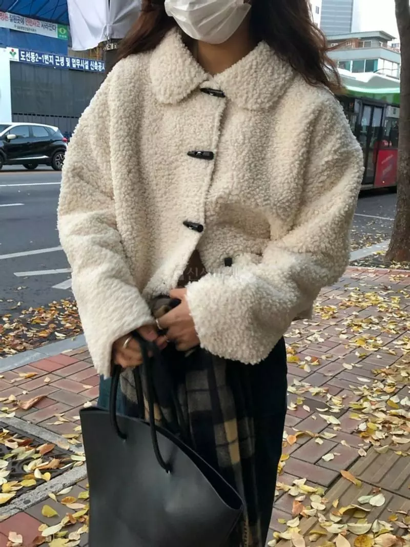 Atthismoment - Korean Women Fashion - #momslook - Bear Jacket - 7