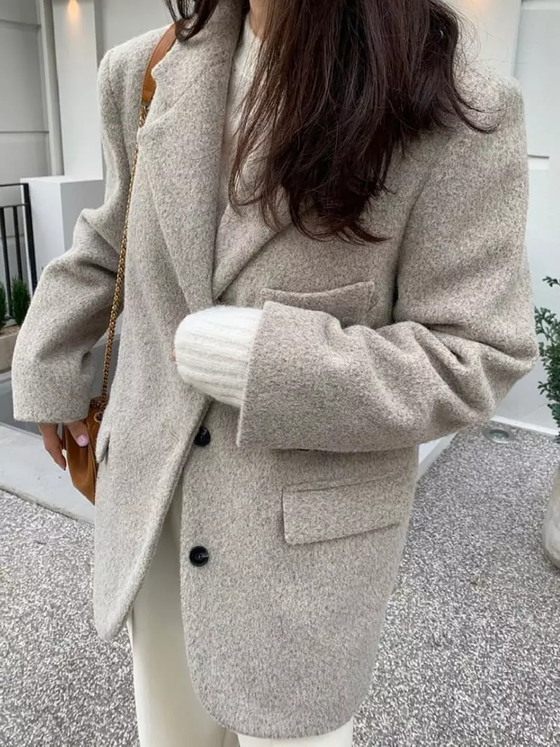 Atthismoment - Korean Women Fashion - #momslook - Momo Jacket - 2