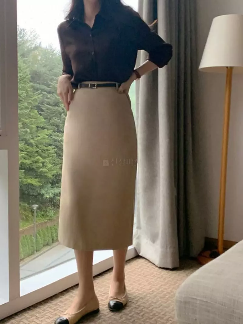 Atthismoment - Korean Women Fashion - #romanticstyle - Berry Belt Skirt - 12