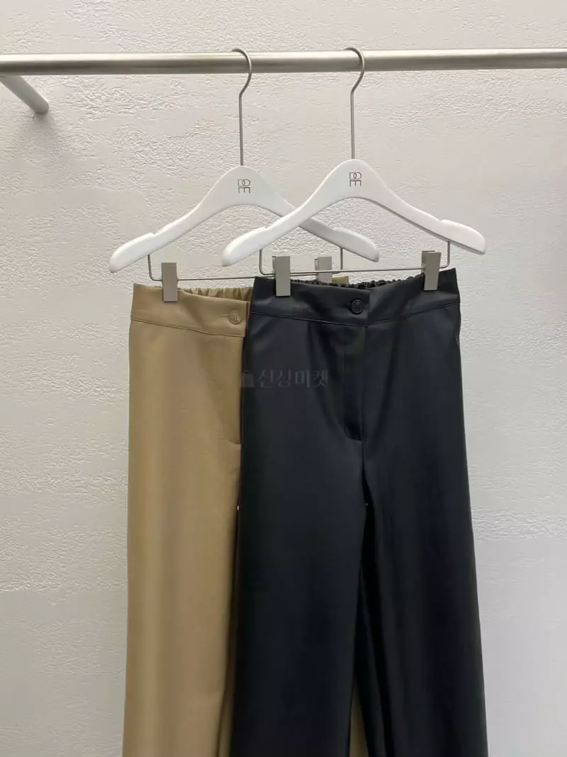 Atthismoment - Korean Women Fashion - #shopsmall - Leather Pants - 6