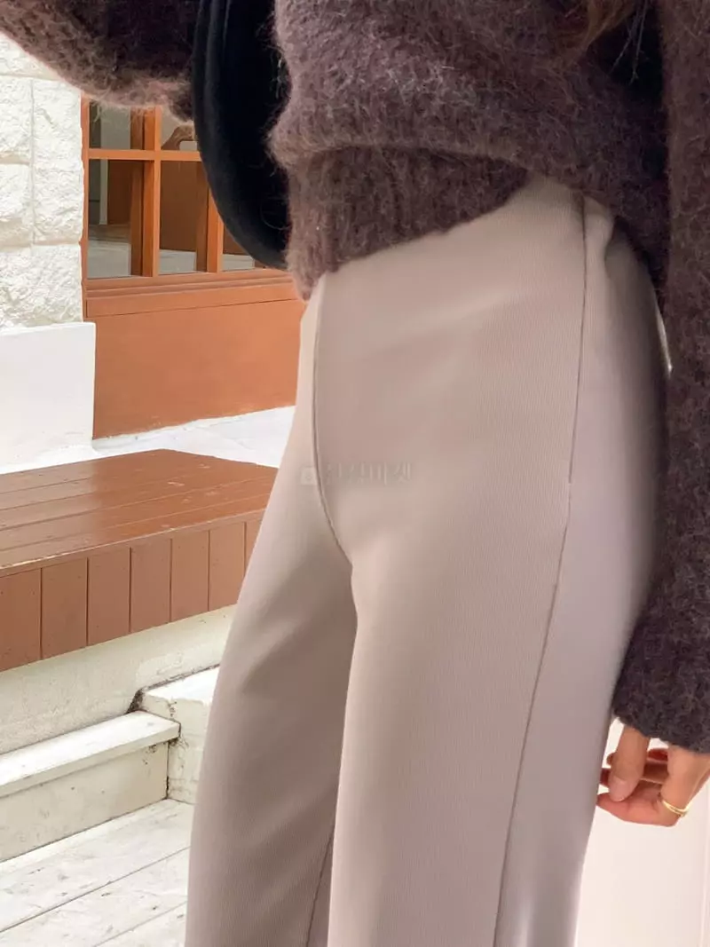 Atthismoment - Korean Women Fashion - #vintagekidsstyle - Slit Pants - 11