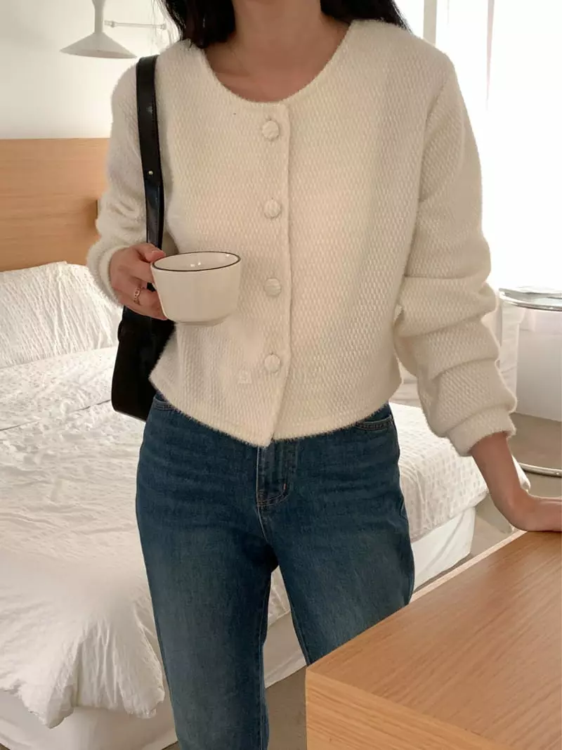 Atthismoment - Korean Women Fashion - #womensfashion - Forming Cardigan - 5
