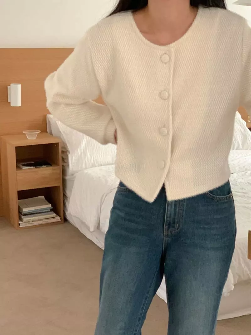 Atthismoment - Korean Women Fashion - #womensfashion - Forming Cardigan - 7