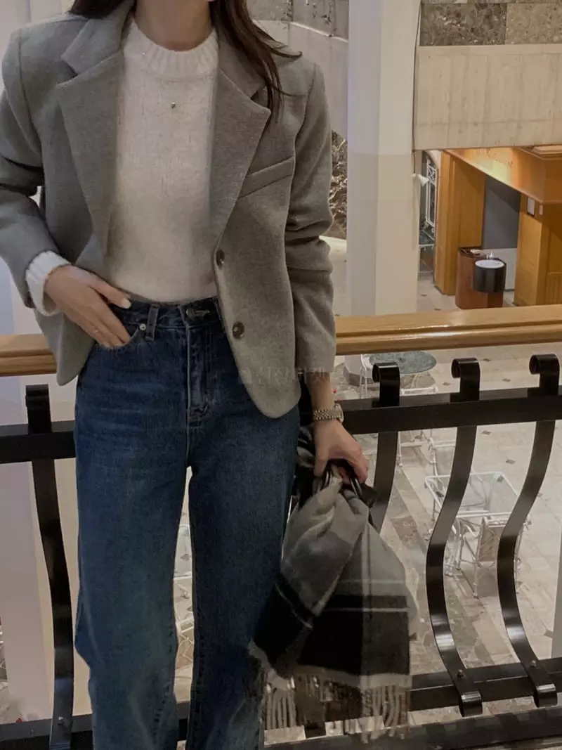Atthismoment - Korean Women Fashion - #womensfashion - Two Button Jacket - 7