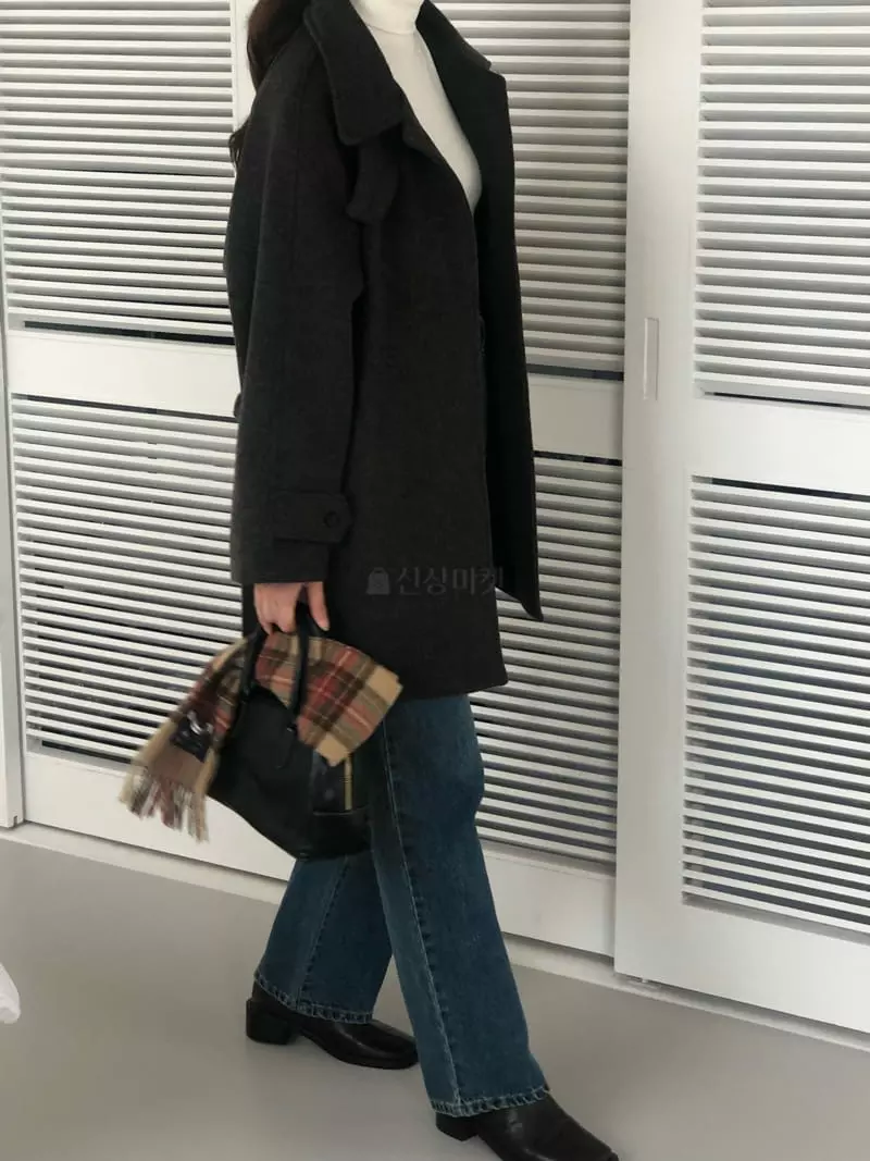Atthismoment - Korean Women Fashion - #momslook - Half Coat - 4