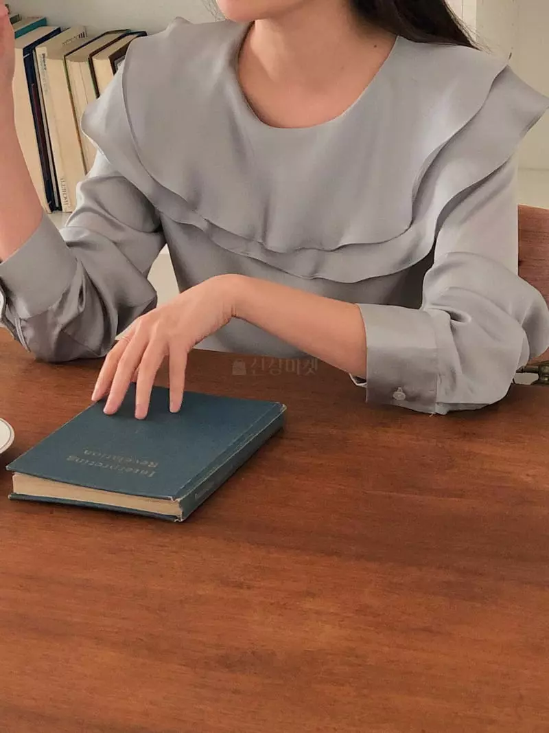 Atthismoment - Korean Women Fashion - #womensfashion - Shatin Blouse - 11