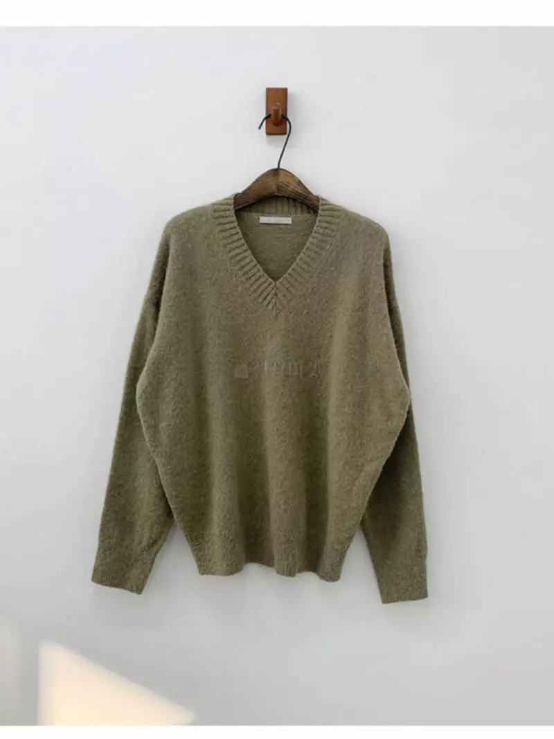 Atthismoment - Korean Women Fashion - #womensfashion - Brush Knit Tee - 10