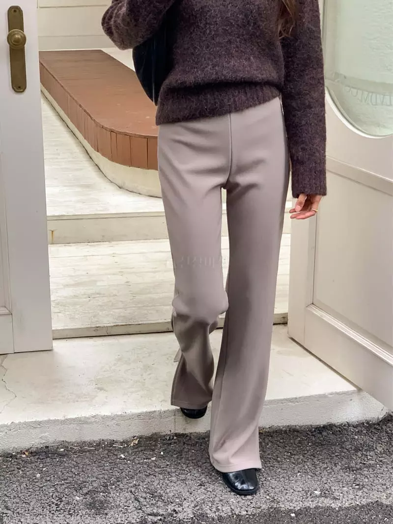 Atthismoment - Korean Women Fashion - #womensfashion - Slit Pants