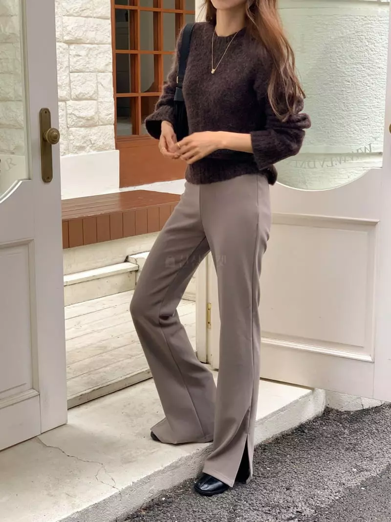 Atthismoment - Korean Women Fashion - #womensfashion - Slit Pants - 5
