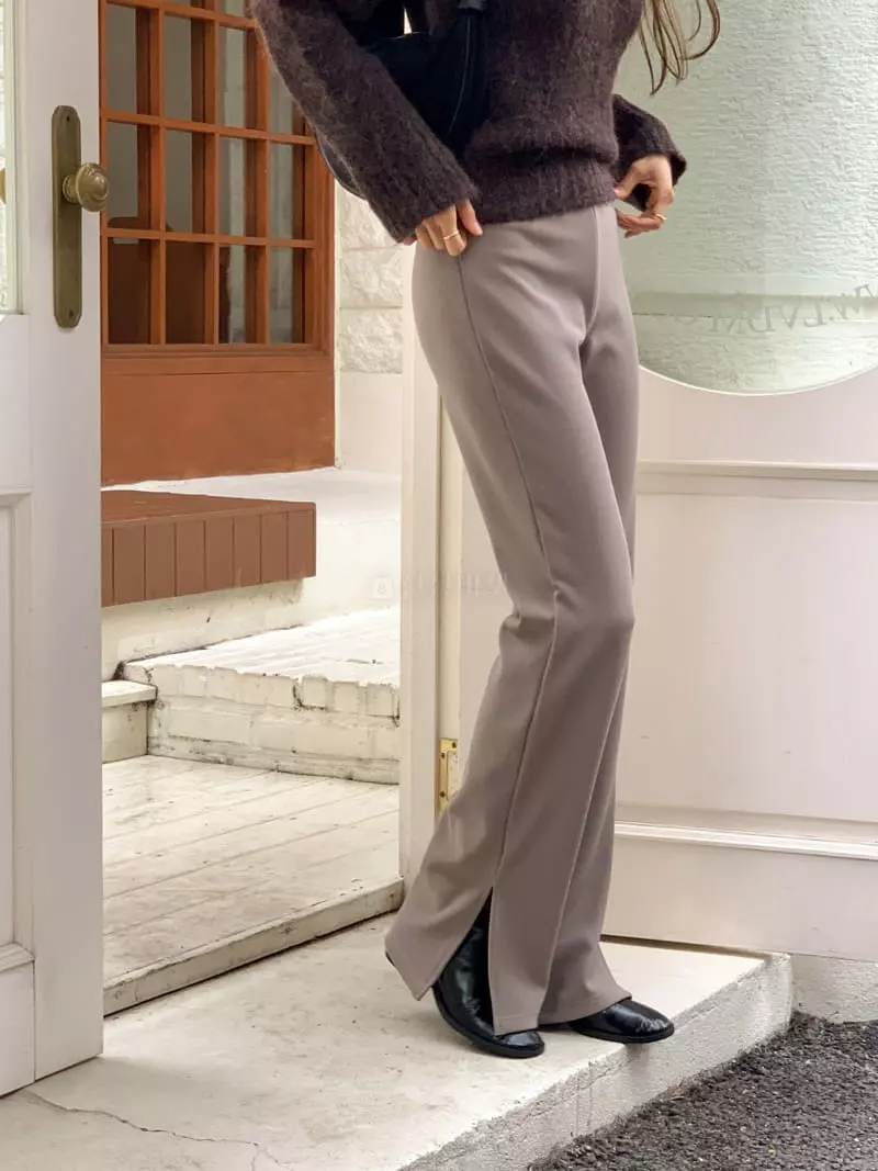 Atthismoment - Korean Women Fashion - #womensfashion - Slit Pants - 9