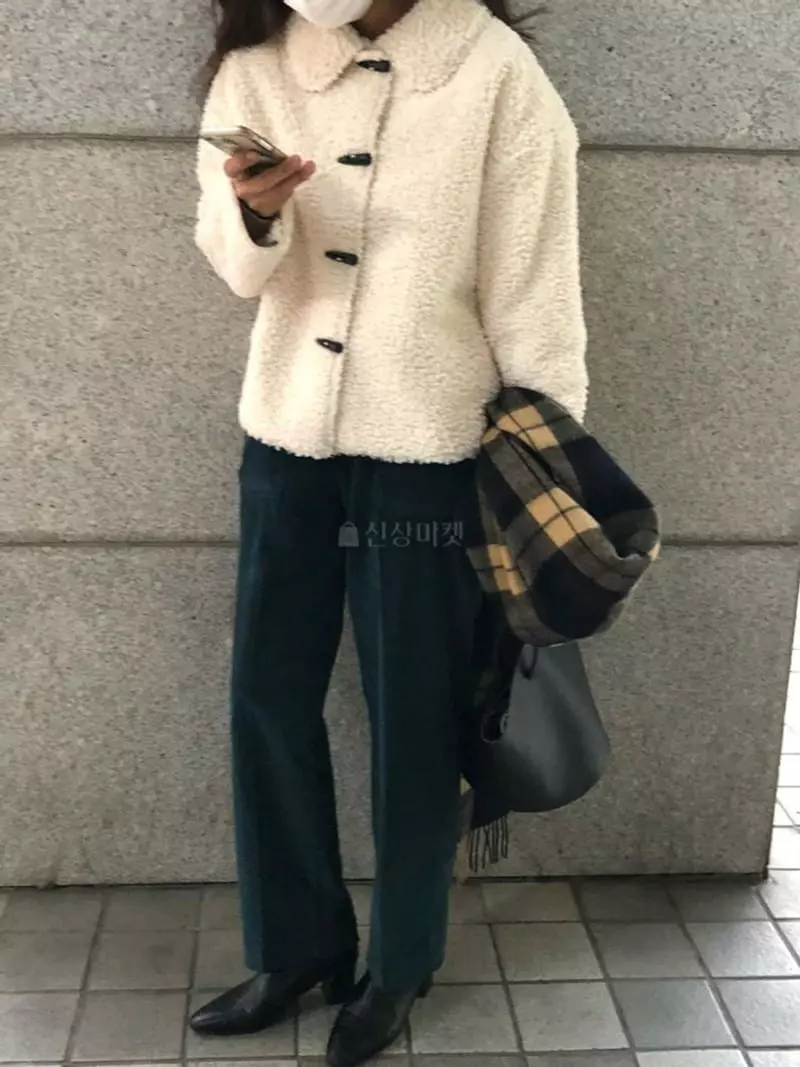 Atthismoment - Korean Women Fashion - #momslook - Bear Jacket - 4