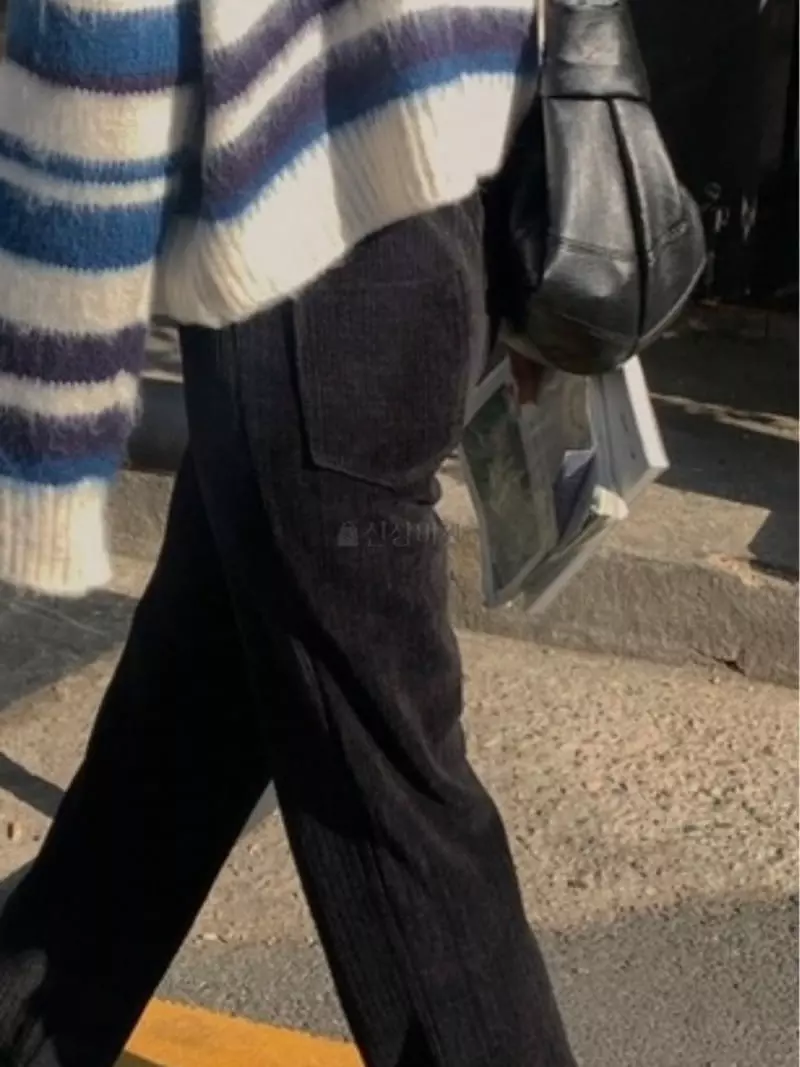 Atthismoment - Korean Women Fashion - #womensfashion - Rib Slit Pants - 11
