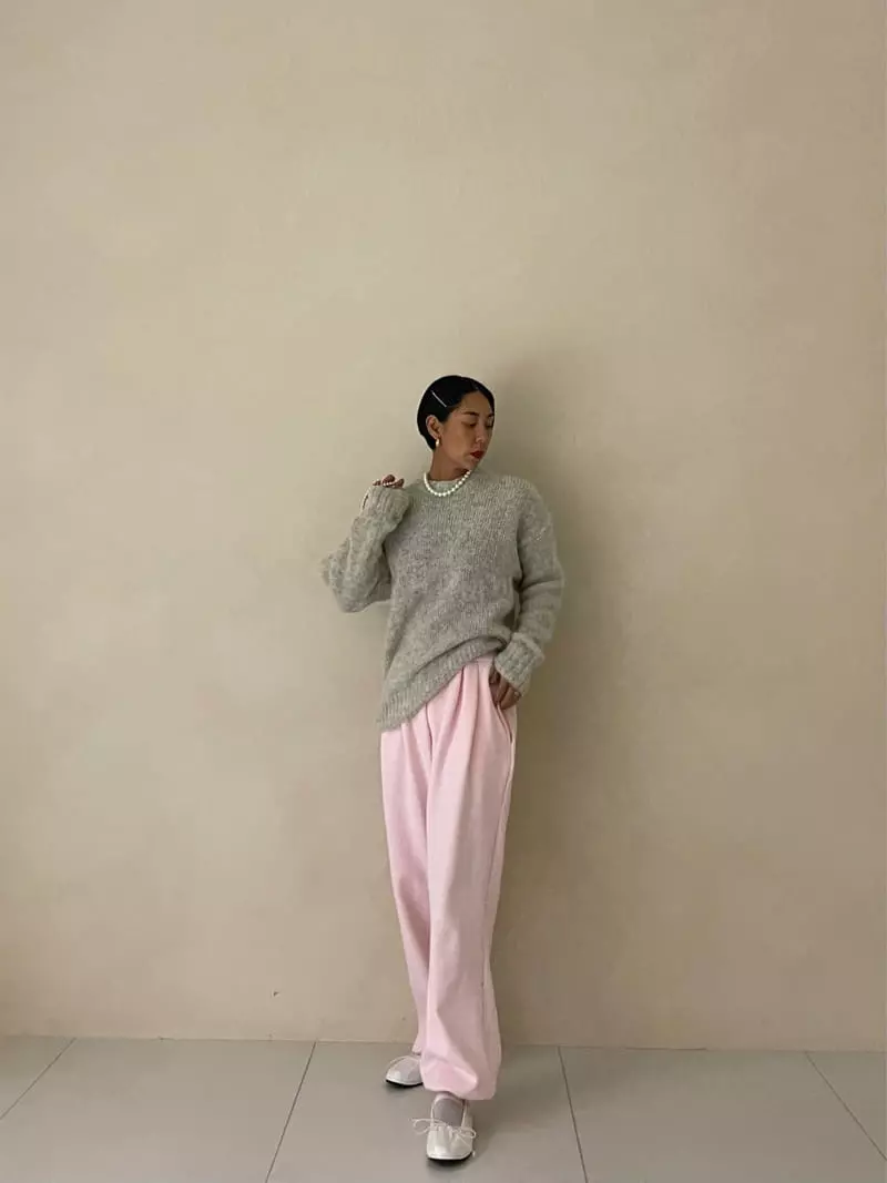 Auver_Fit - Korean Women Fashion - #momslook - Two Pintuck Pants - 7