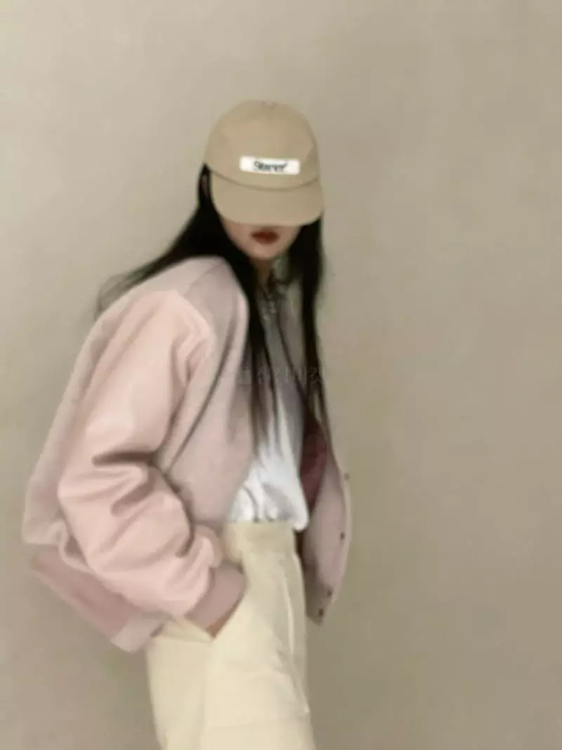 Auver_Fit - Korean Women Fashion - #momslook - Mosic Baseball Jumper - 6