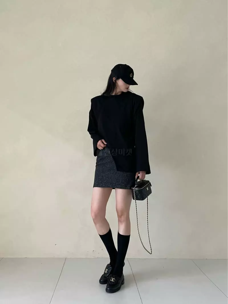Auver_Fit - Korean Women Fashion - #momslook - Pad Layered Tee - 5