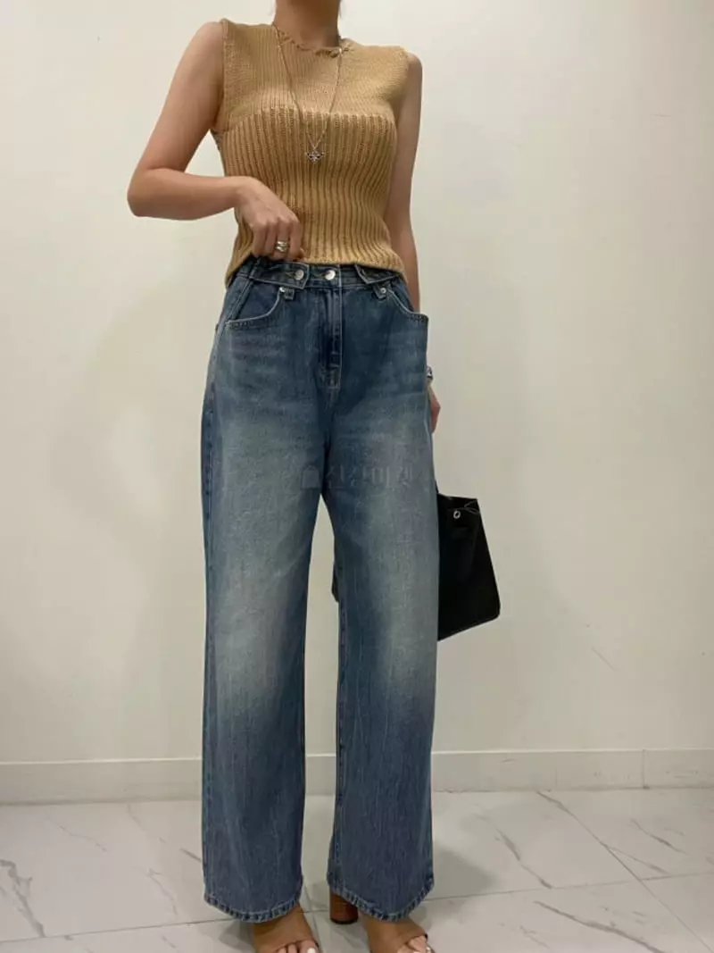 Auver_Fit - Korean Women Fashion - #momslook - Bera Knit Vest - 8
