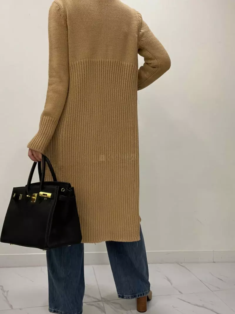 Auver_Fit - Korean Women Fashion - #momslook - Bera Long Cardigan - 5