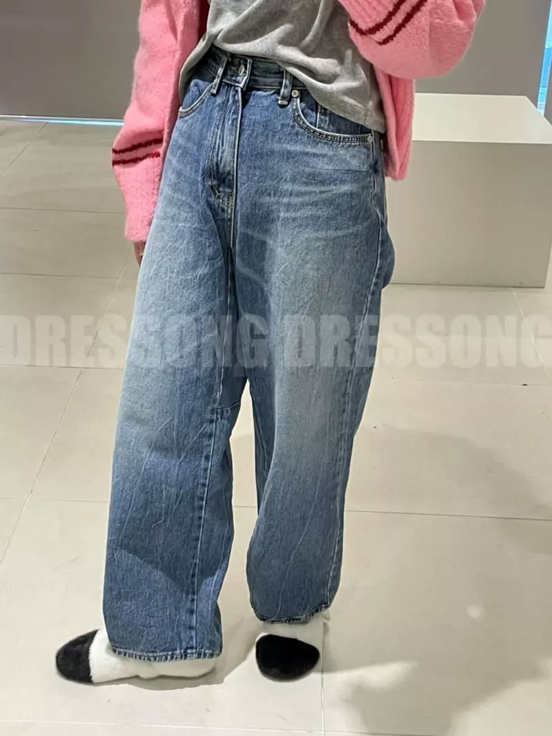Auver_Fit - Korean Women Fashion - #momslook - Good Slit Jeans - 10