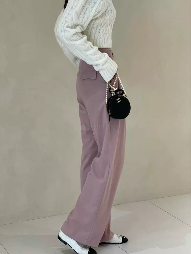 Auver_Fit - Korean Women Fashion - #momslook - Fleece Low Pants - 9