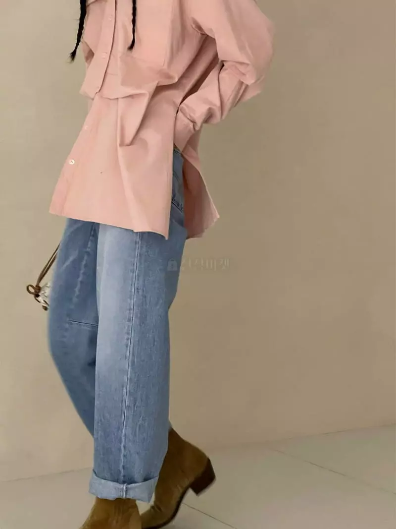 Auver_Fit - Korean Women Fashion - #thelittlethings - Peach Pintuck Shirt - 4
