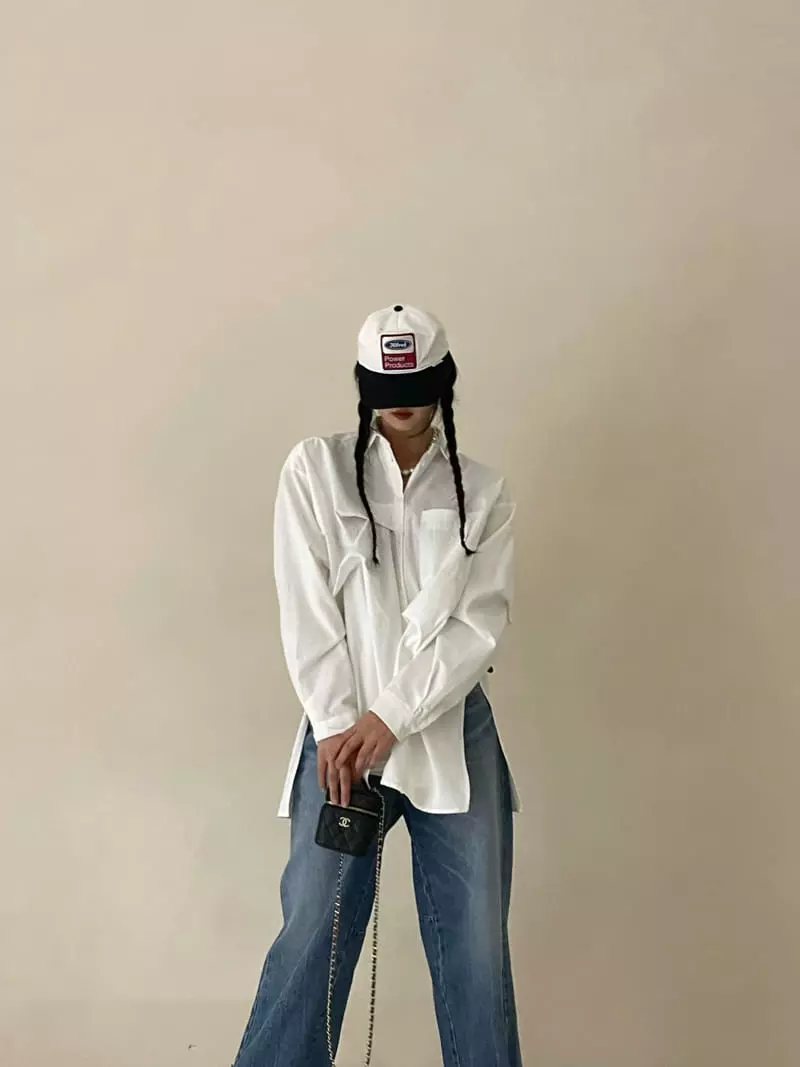 Auver_Fit - Korean Women Fashion - #momslook - Peach Pintuck Shirt - 8