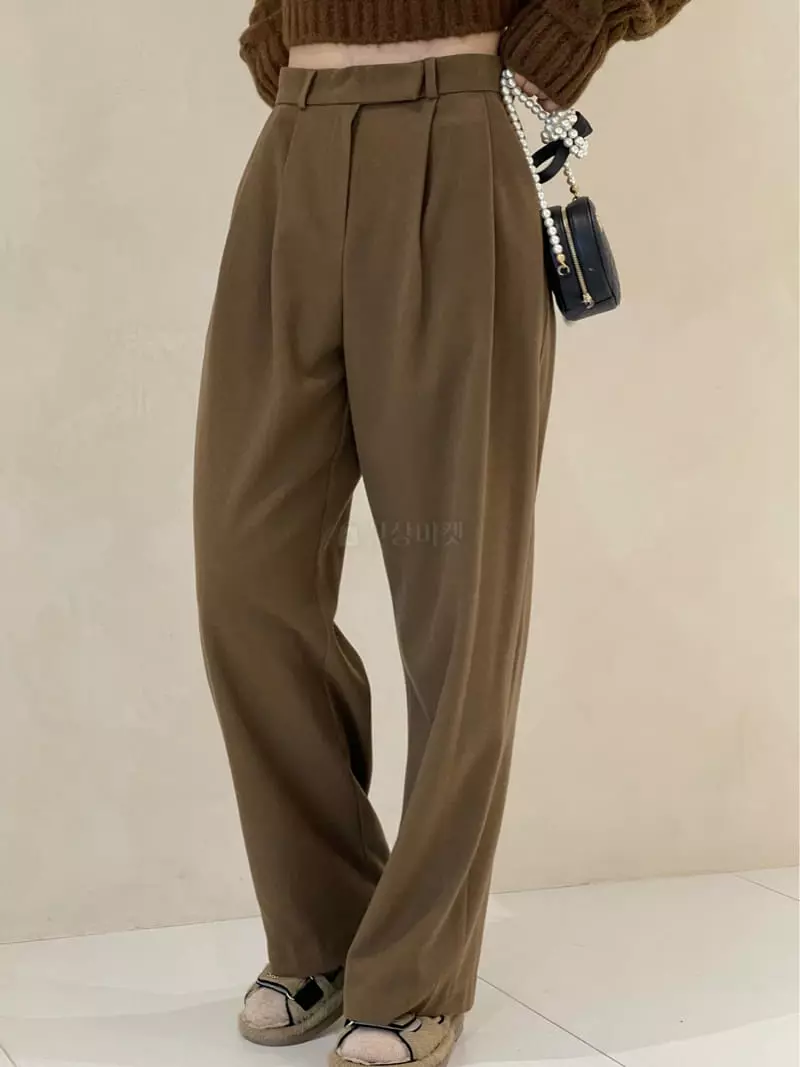 Auver_Fit - Korean Women Fashion - #restrostyle - Fleece Low Pants - 2