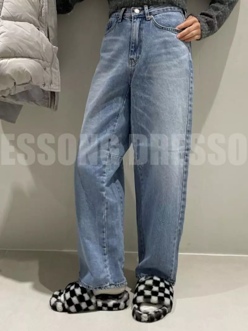 Auver_Fit - Korean Women Fashion - #restrostyle - Good Slit Jeans - 4
