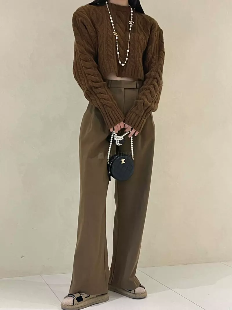 Auver_Fit - Korean Women Fashion - #romanticstyle - Fleece Low Pants - 3