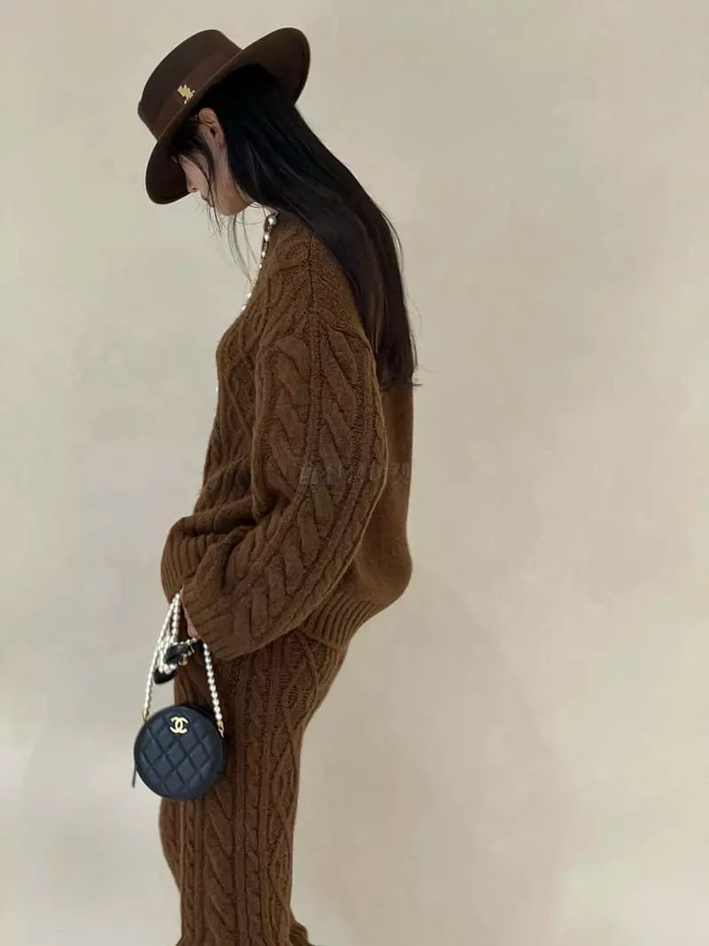 Auver_Fit - Korean Women Fashion - #thelittlethings - Fisher Round Knit Tee - 5