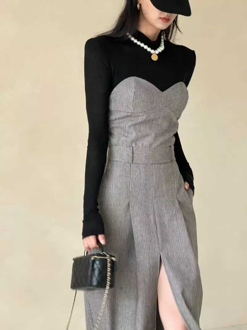 Auver_Fit - Korean Women Fashion - #womensfashion - Hound One-piece - 6